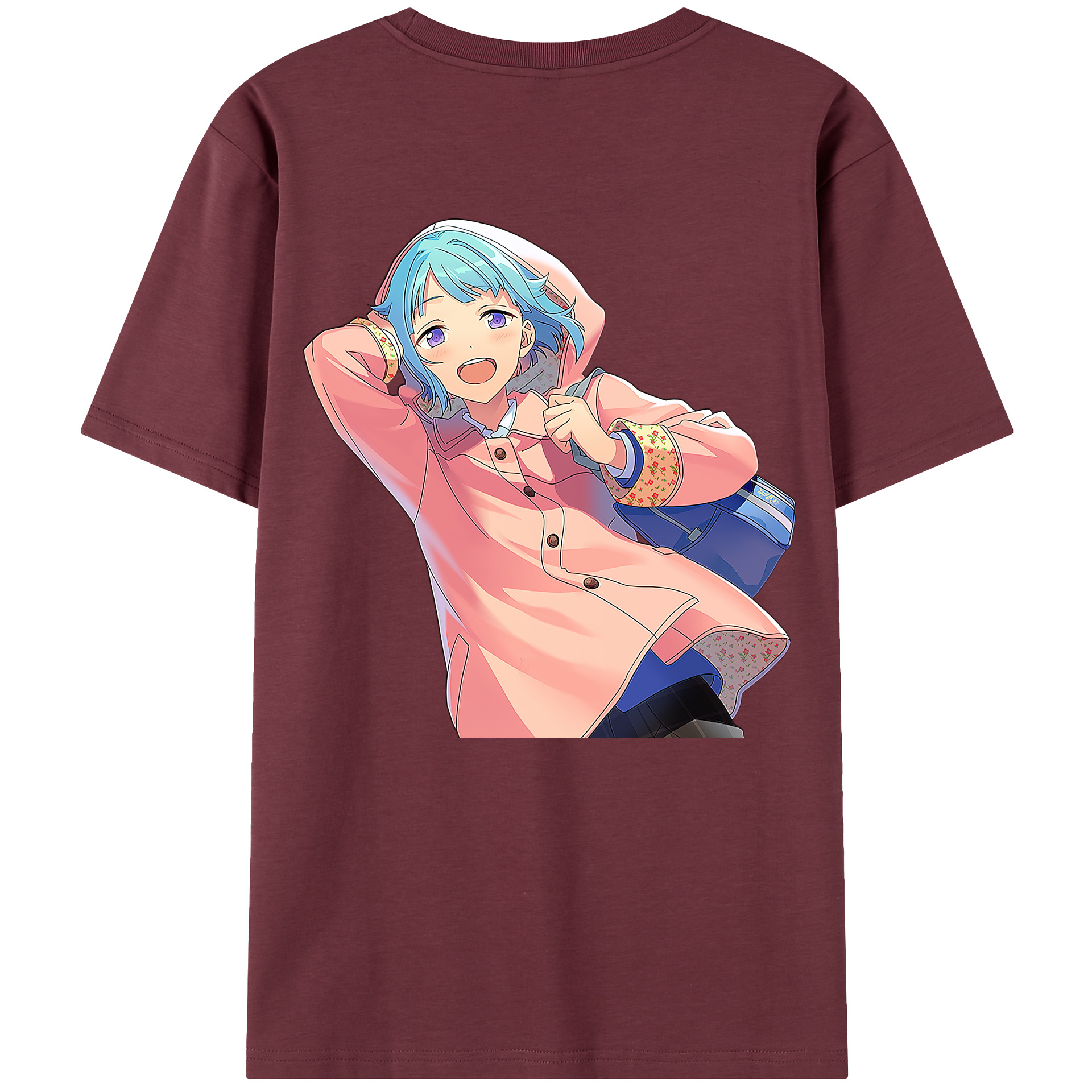 （画像用） あんさんぶるスターズ! Ensemble Stars 綿100％半袖Tシャツ（背面プリント）